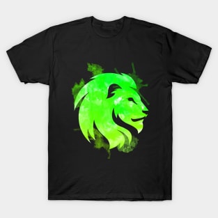 Lion watercolor Forest T-Shirt